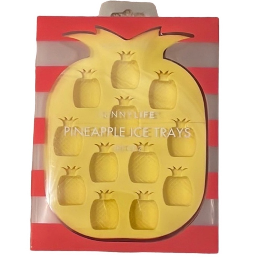 Sunnylife 2 Pineapple Ice Cube Trays Chocolate Molds